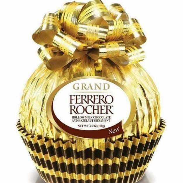 [NHẬP MÃ SONSD1003 GIẢM 5% ĐƠN 100K]  Socola Ferrero Rocher Hình Quả Cầu Vàng <FREESHIP>