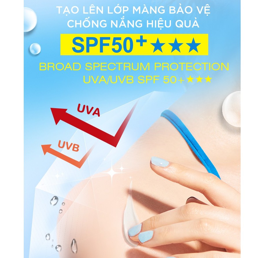 Kem chống nắng MKUP hương hoa cỏ mát lạnh -3 -50ml