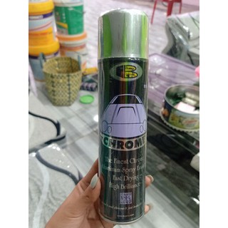 sơn xịt xịn màu inox