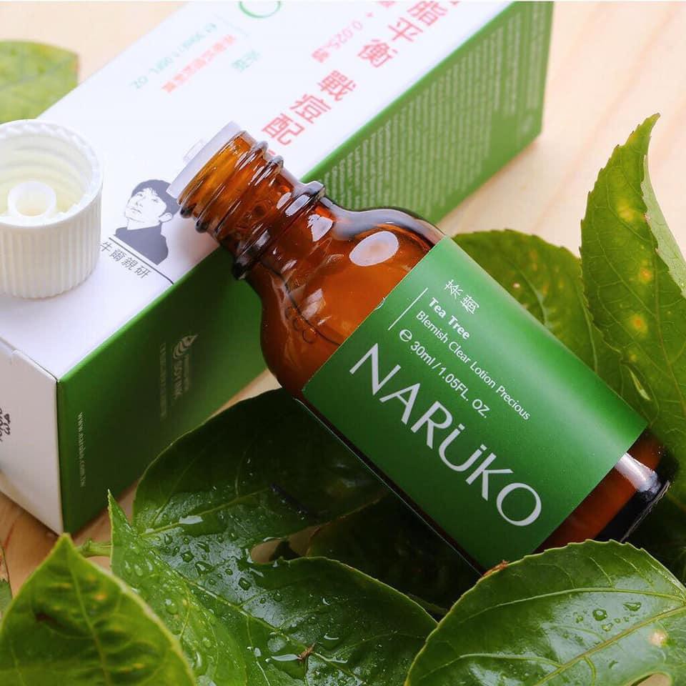 NARUKO - Lotion Tràm Trà Đậm Đặc Giảm Mụn Mảng, Mụn Đầu Đen 30ml – Tea Tree Blemish Clear Lotion Precious 30ml | BigBuy360 - bigbuy360.vn
