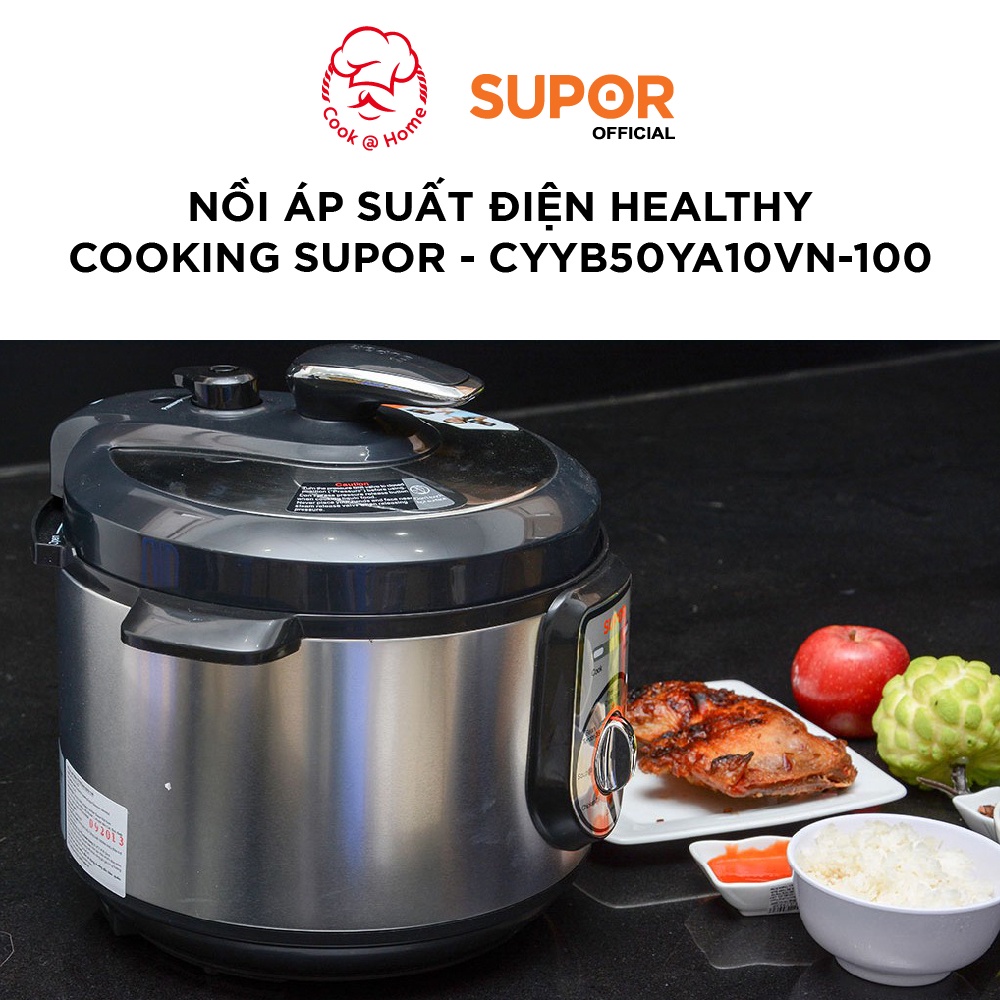 Nồi áp suất Healthy Cooking Supor CYYB50YA10VN-100 - 5L, 1000W