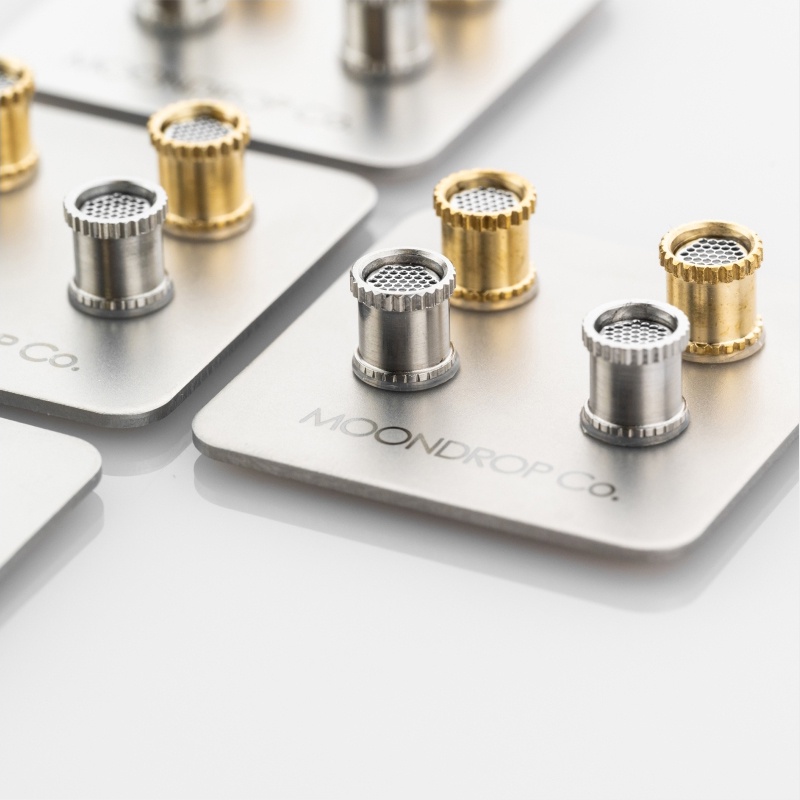 MoonDrop Kato Replaceable Acoustic Nozzle Earphone Accessories Stainless Steel & Brass