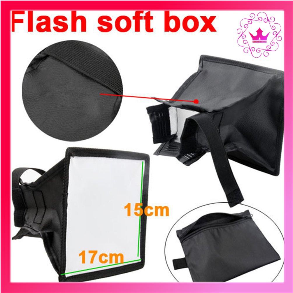 ⚛Universal Portable Flash Diffuser Softbox 15 x 17cm for Camera Speedlight