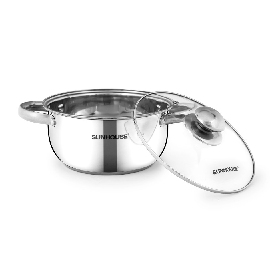 Nồi inox 3 đáy SUNHOUSE SH22120: 16/20/24CM