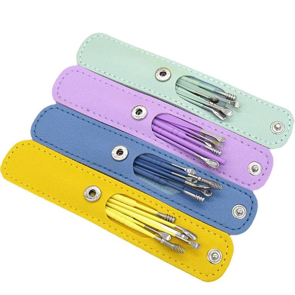 Bộ 6 Dụng Cụ Lấy Ráy Tai Bằng Thép Không Gỉ Tiện Dụng