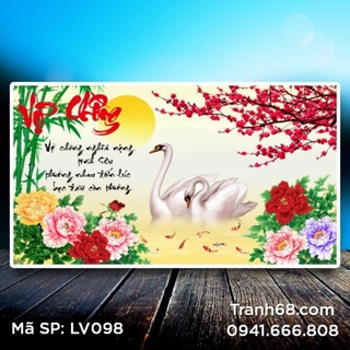 Tranh đính đá Vợ chồng LV098chưa đính