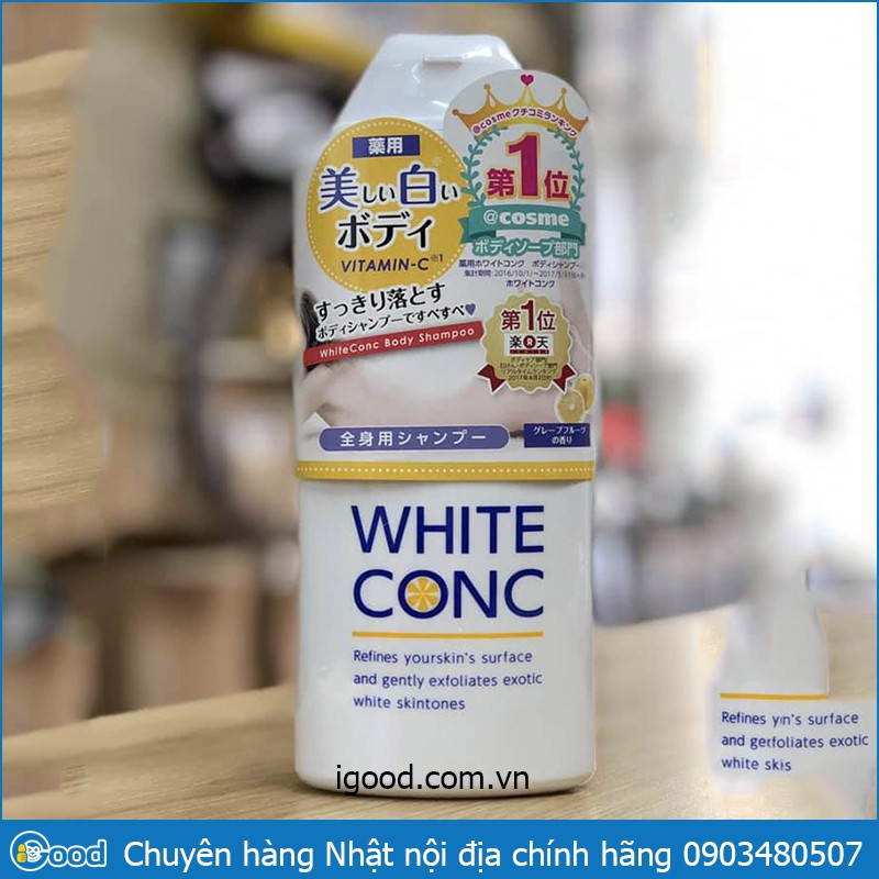 Sữa tắm trắng White Conc 360ml Nhật