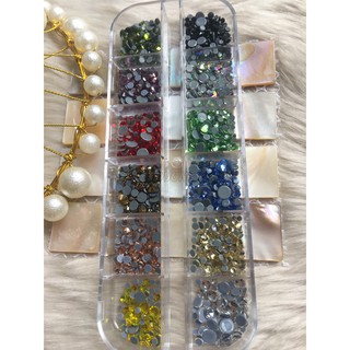 Khay đá chân lưới 12 màu mix size ( không bong chân )
