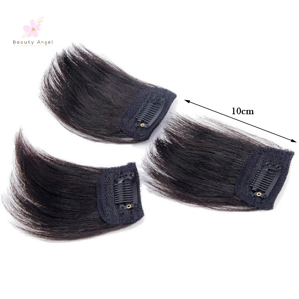 Tóc Giả Mini Dạng Kẹp Màu Đen Chịu Nhiệt Độ Cao Thời Trang Cho Nam Nữ