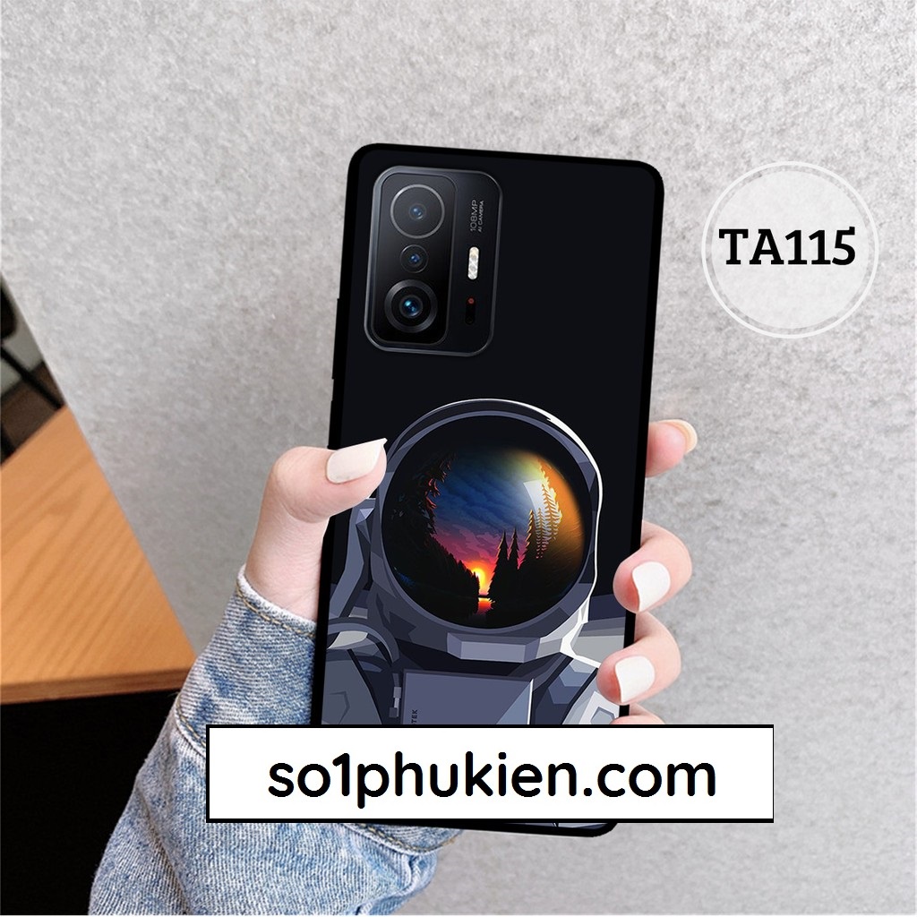 Ốp lưng Xiaomi 11T 5G - Xiaomi 11T Pro 5G (Mi 11T 5G - Mi 11T Pro 5G) dẻo in hình phi hành gia vũ trụ đáng yêu