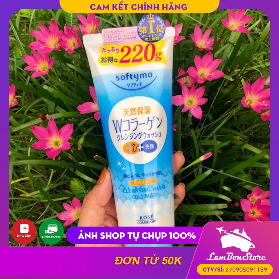 Sữa rửa mặt Kose Softymo 220g Nhật Bản