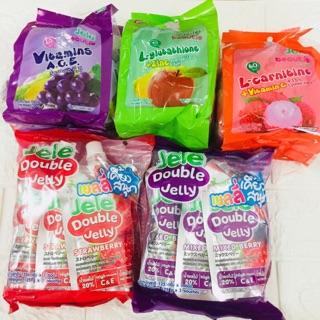6 lốc (18 túi) Nước Ép Trái Cây Thạch  Jele Gói 150 G Trộn vị