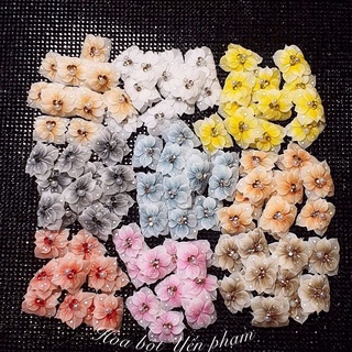 Hoa bột nail- Hoa chân vuông hot hit gắn móng xinh (giá 1 bông)