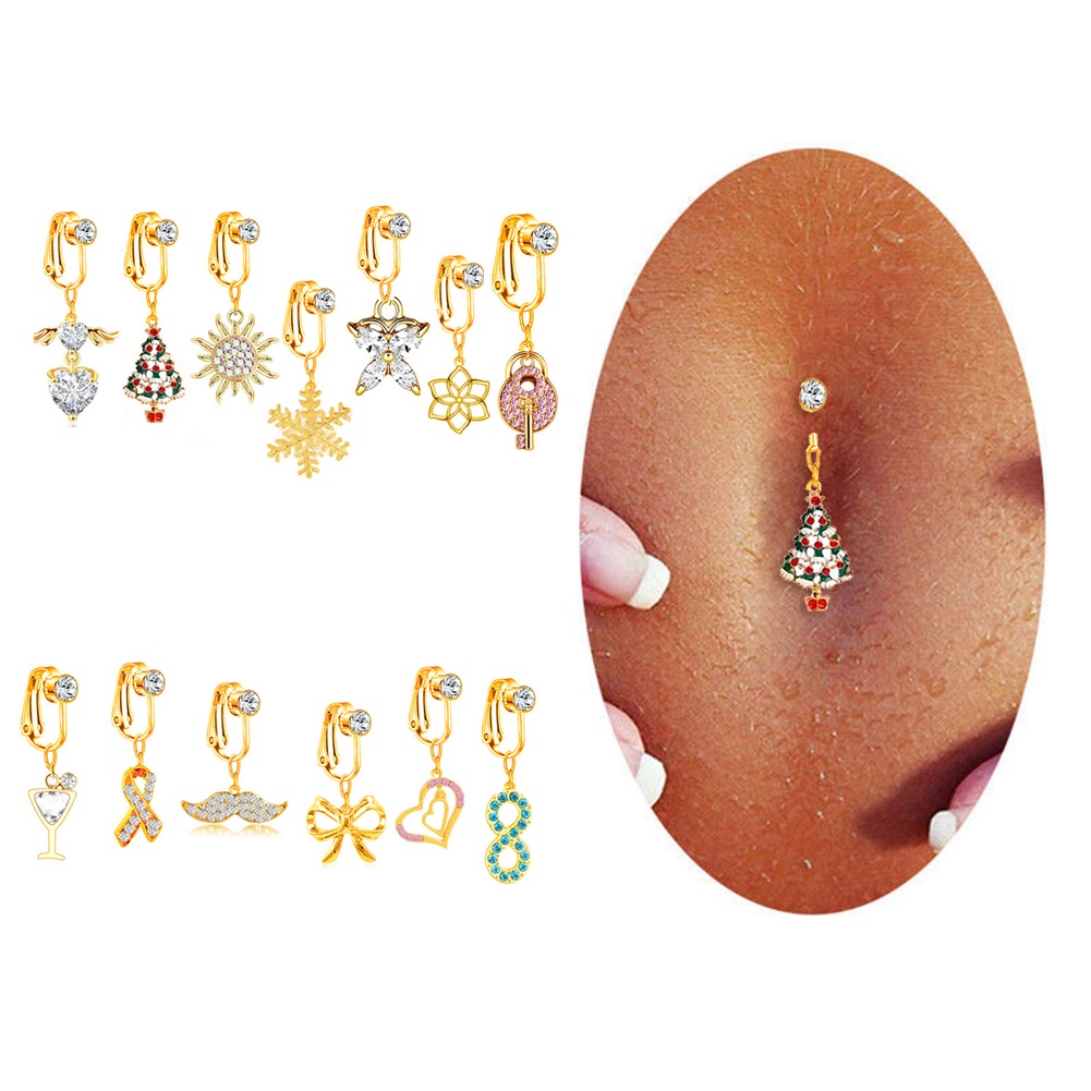 1 Khuyên Xỏ Vành Tai Hình Bướm Cá Tính