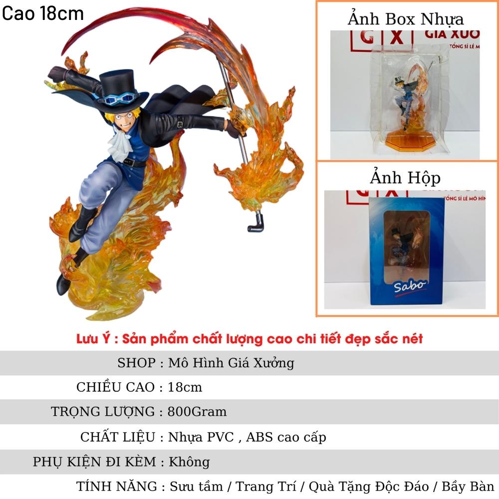 Mô hình One Piece Sabo Fzero siêu đẹp cao 18cm , trạng thái chiến đấu , figure mô hình one piece , mô hình giá xưởng