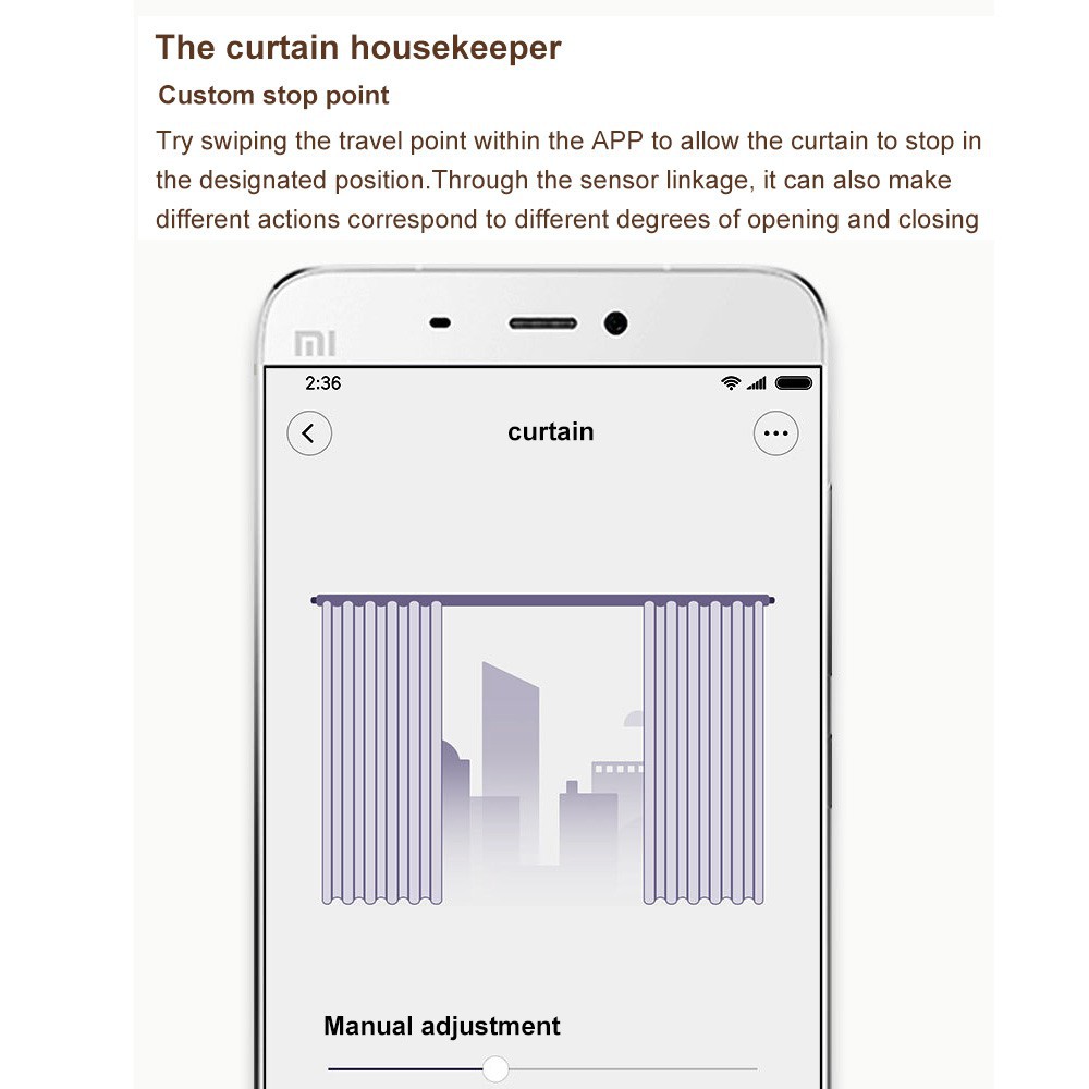 Động cơ rèm Aqara Smart Curtain CD-M01D bản Quốc Tế - Tự động đóng/ mở, Điều khiển từ xa, tương thích Apple HomeKit