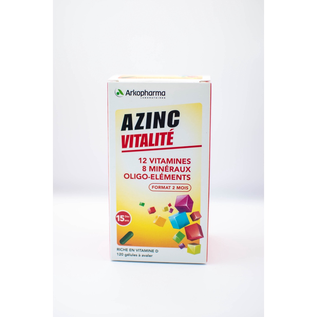 Viên uống bổ sung Vitamin tổng hợp Azinc Vitalité Arkopharma - Pháp