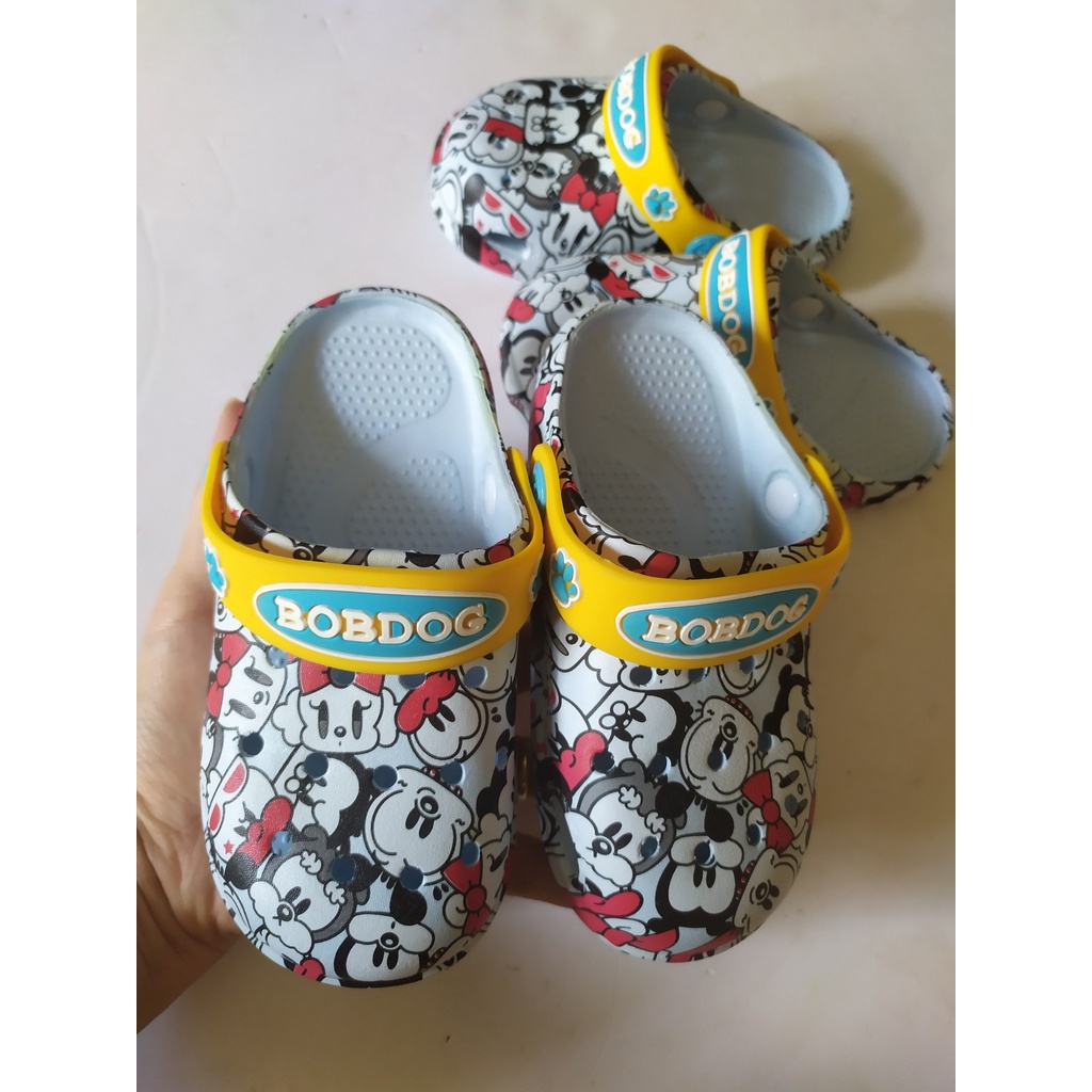 Dép sục Bobdog họa tiết mickey cho bé