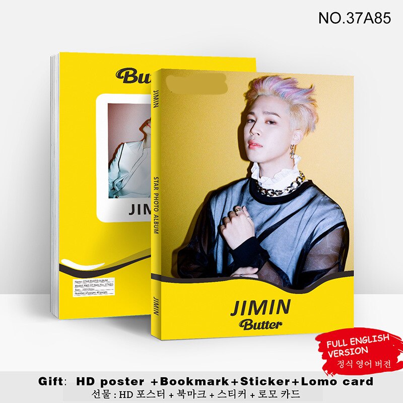 Kpop Bangtan Boys hộp thẻ ảnh 30 lomo card BTS Butter
