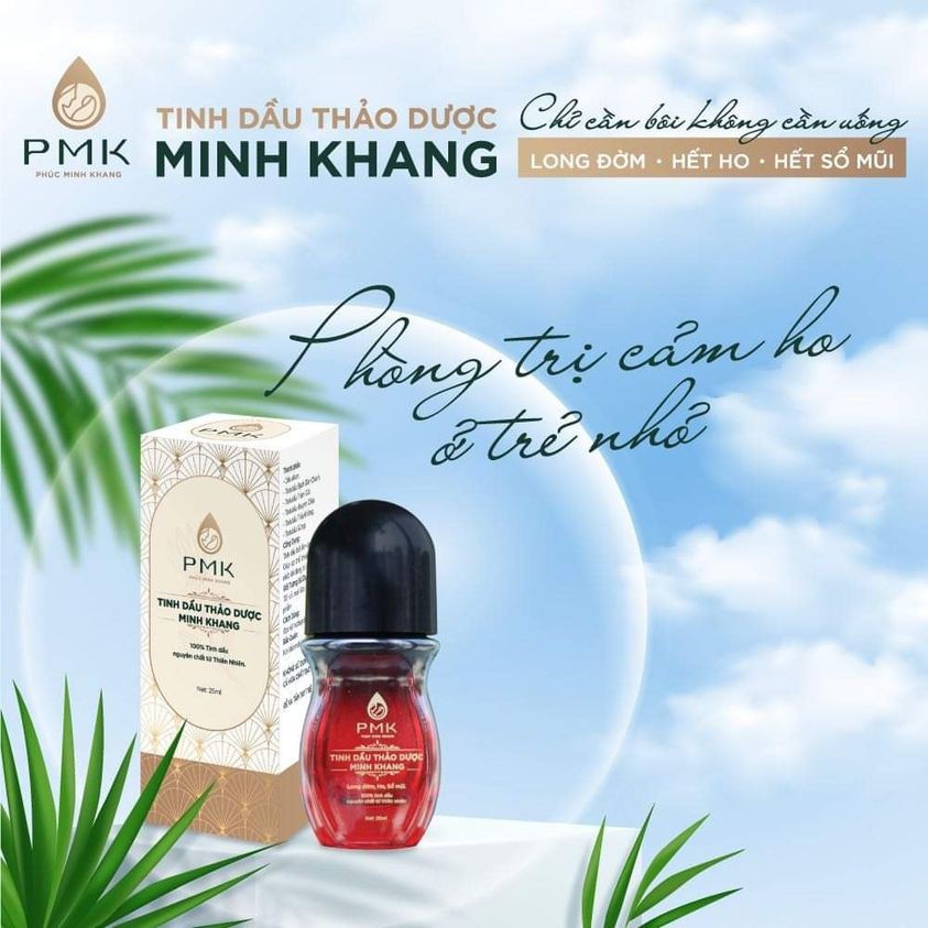 Tinh dầu thảo dược Phúc Minh Khang – Hết ho, long đờm, sổ mũi [Chỉ 1 chai duy nhất.]