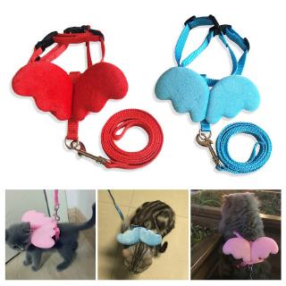 Dây đeo dắt thú cưng có thể điều chỉnh hình đôi cánh thiên thần dễ thương