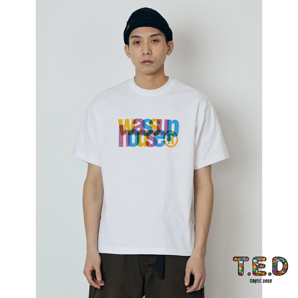Áo Thun Unisex Wassup House 100% Cotton 250gsm Local Brand T.E.D Chính Hãng