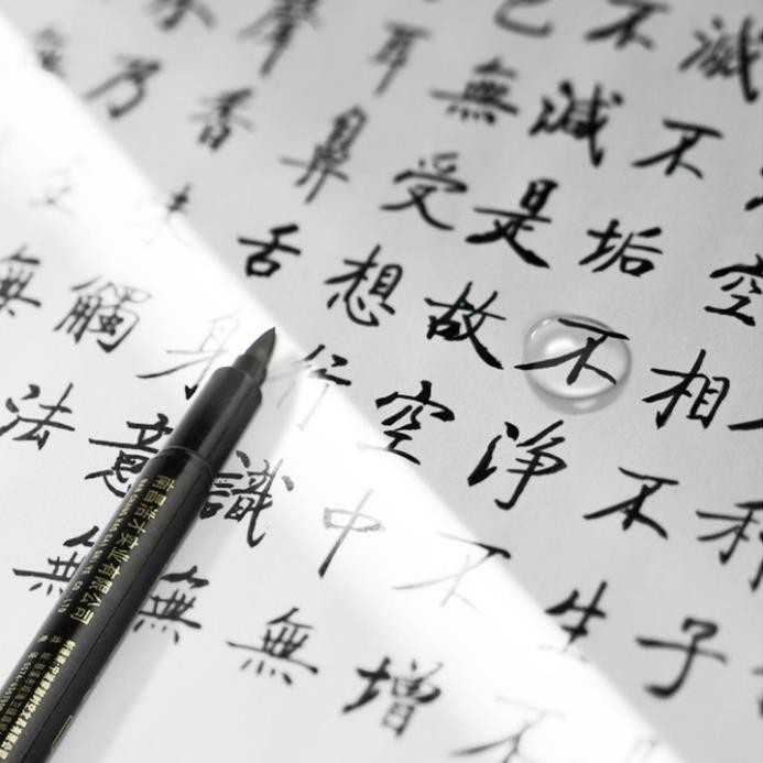 Bút Haocai Xiuli brush pen viết calligraphy lettering thư pháp có thể đổ thêm mực HC Lyanwn New- B11