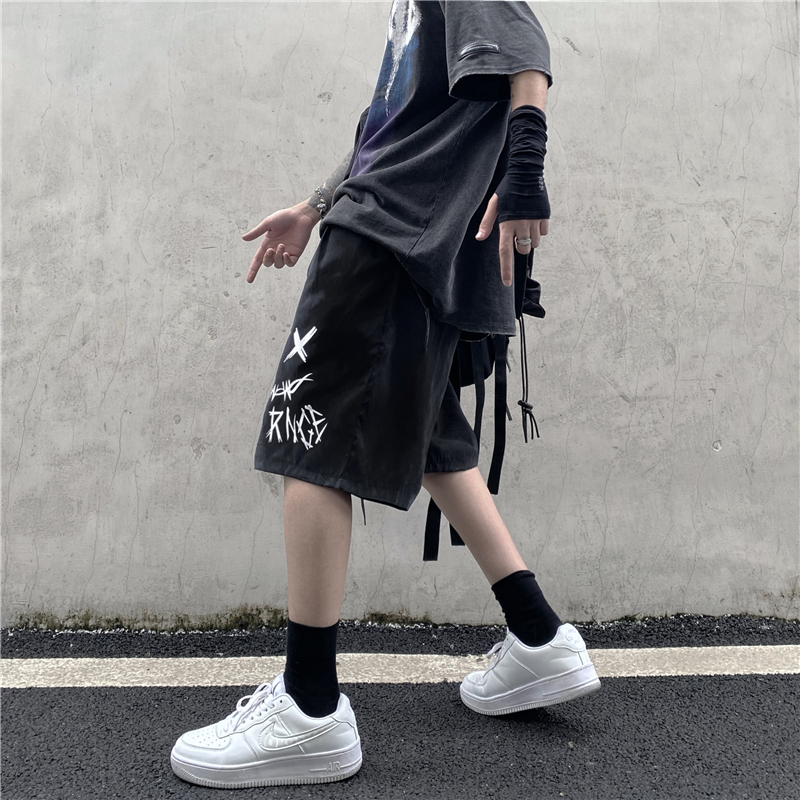 Quần Short Thể Thao Ống Rộng Phong Cách Hàn Quốc Dành Cho Nam
