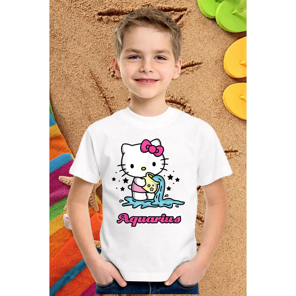 ÁO PHÔNG BÉ TRAI-BÉ GÁI HELLO KITTY IN HÌNH THEO YÊU CẦU GIÁ SIÊU RẺ CÓ ĐỦ SIZE - 495