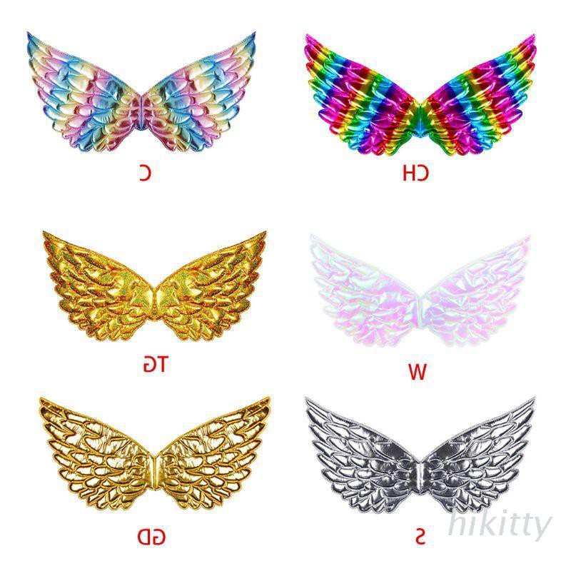 Đôi cánh thiên thần màu kim loại lấp lánh dành cho bé dùng trong bữa tiệc hóa trang