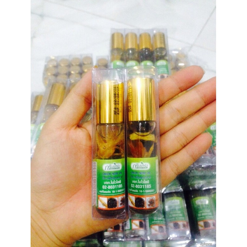 Combo 3 chai dầu lăn thảo dược nhân sâm Thái Lan