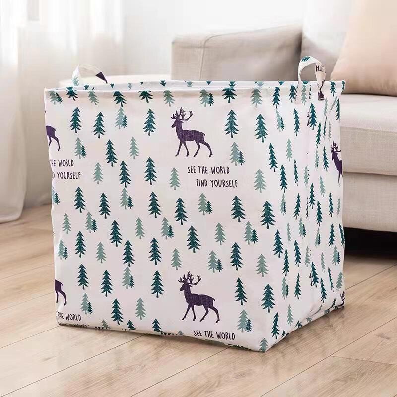 Giỏ vải đựng quần áo đa năng túi vải đựng đồ cỡ lớn dung tích 100L