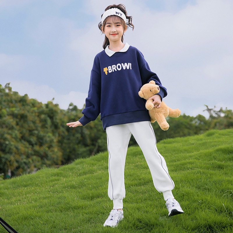 Áo nỉ thu đông dành cho bé gái 14-45kg BROWN sang chảnh cá tính, chất dày dặn,ấm áp có 3 màu lựa chọn.BROWN68