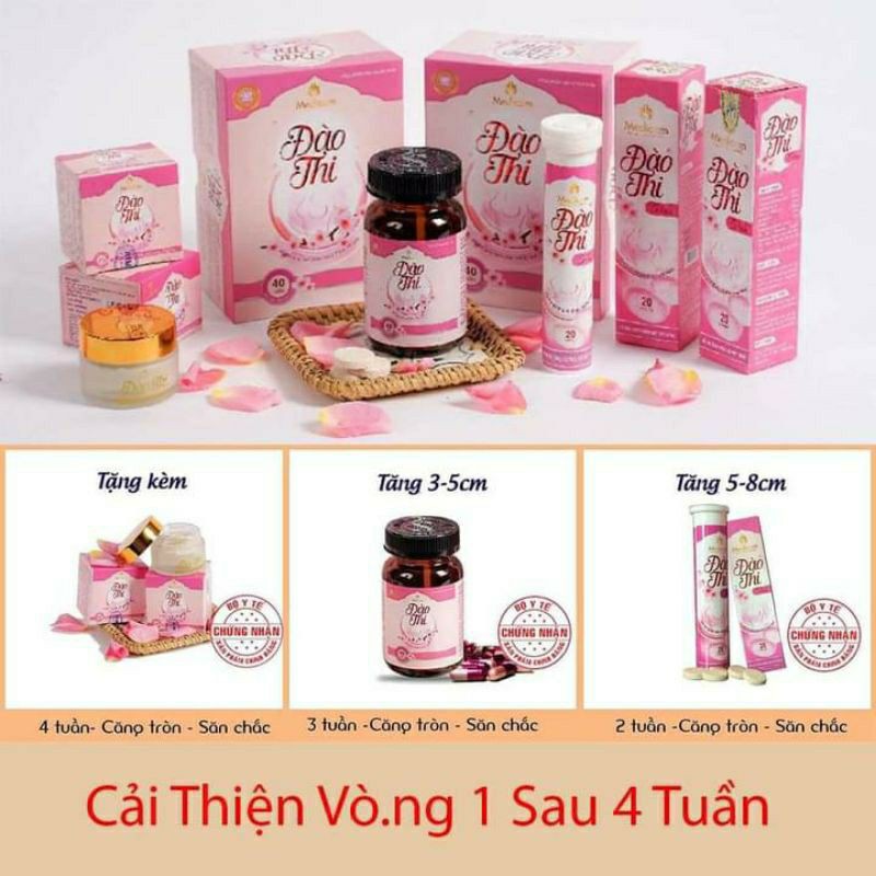 Viên uống nở ngực  Đào Thi Tăng Size Vòng 1 ( tem bộ công an mới )