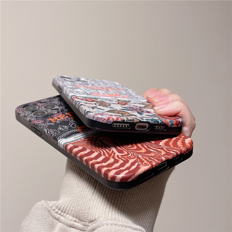 Ốp Điện Thoại Mềm Chống Sốc In Logo Sang Trọng Cho Iphone 11 12 13 14 pro max