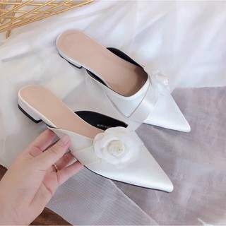 Sục nữ mũi nhọn đính hoa