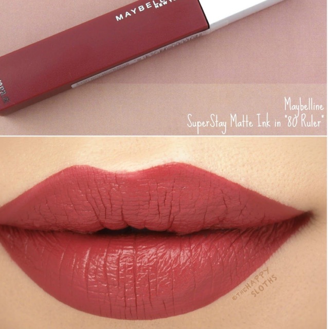 SIÊU PHẨM SON KEM LÌ MAYBELLINE SUPER STAY MATTE INK #16h LÂU TRÔI