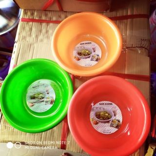 Combo 5 thau nhưa nhiều size