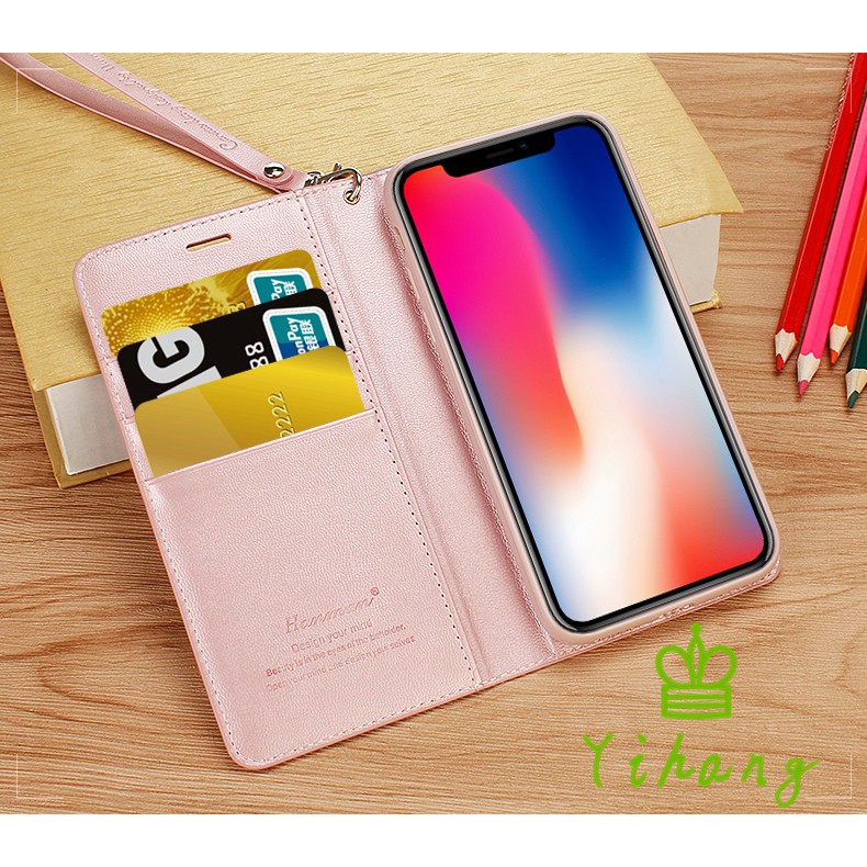 Bao da điện thoại nắp gập kiêm ví tiền nhiều màu sành điệu cho Samsung S8 S9 Plus Note 9 8