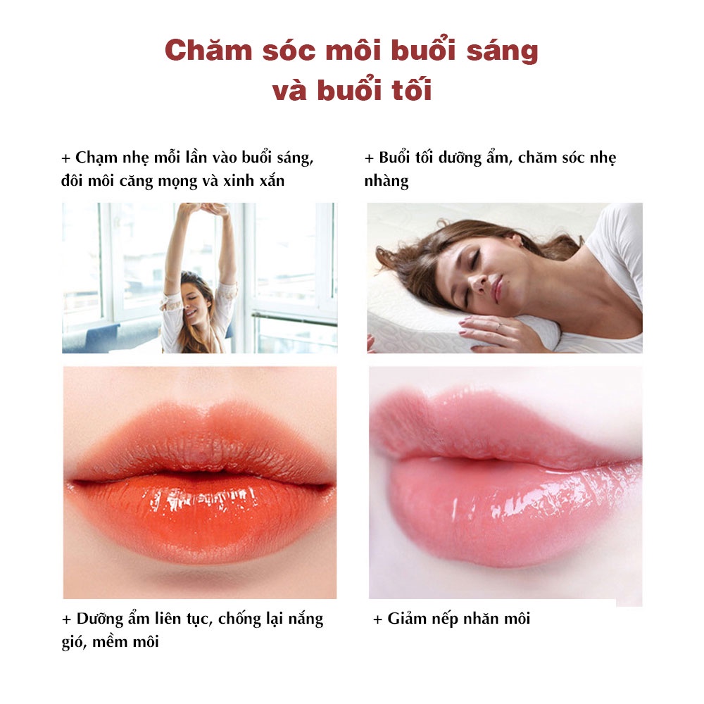 Son Dưỡng Maffick hình chai nước hoa quả dưỡng ẩm mượt môi chứa Vitamin chiết xuất từ tự nhiên Datgon