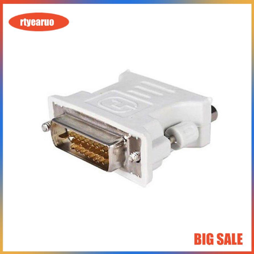 (199K027) Giắc Chuyển Đổi Vga Sang Dvi D/24+5 Pin Male Sang Vga Female