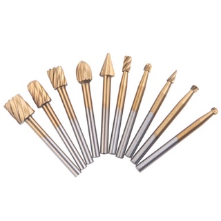 Bộ 10 Mũi Khoan Gỗ Bằng Thép Tốc Độ Cao Tiện Dụng