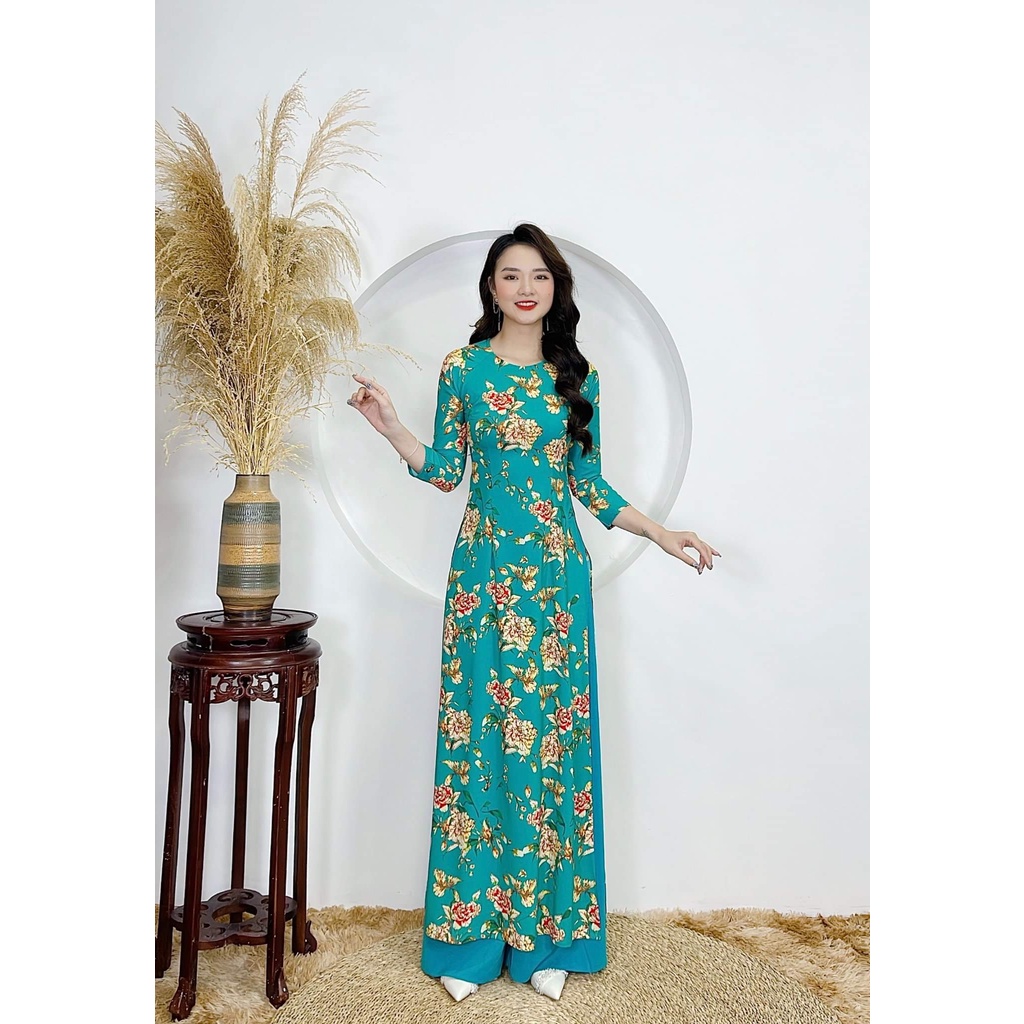 ÁO DÀI MAY sẵn nhí lụa đẹp