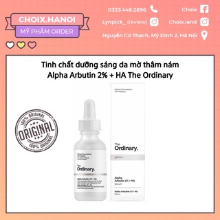 Sáng da, mờ thâm sắc tố Alpha Arbutin 2% + HA