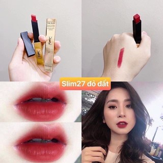 Son lì dưỡng ẩm YSL SLIM 27 - ĐỎ ĐẤT