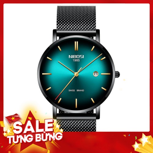 -Hàng nhập khẩu Đồng hồ nam NIBOSI chính hãng NI2362.08 Fullbox dây đeo hợp kim cao cấp không gỉ Liên hệ mua hàng 084.