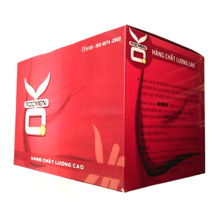 MS11-Bao cao su 144c trơn siêu rẻ - BCS OK ROCMEN trơn- không mùi