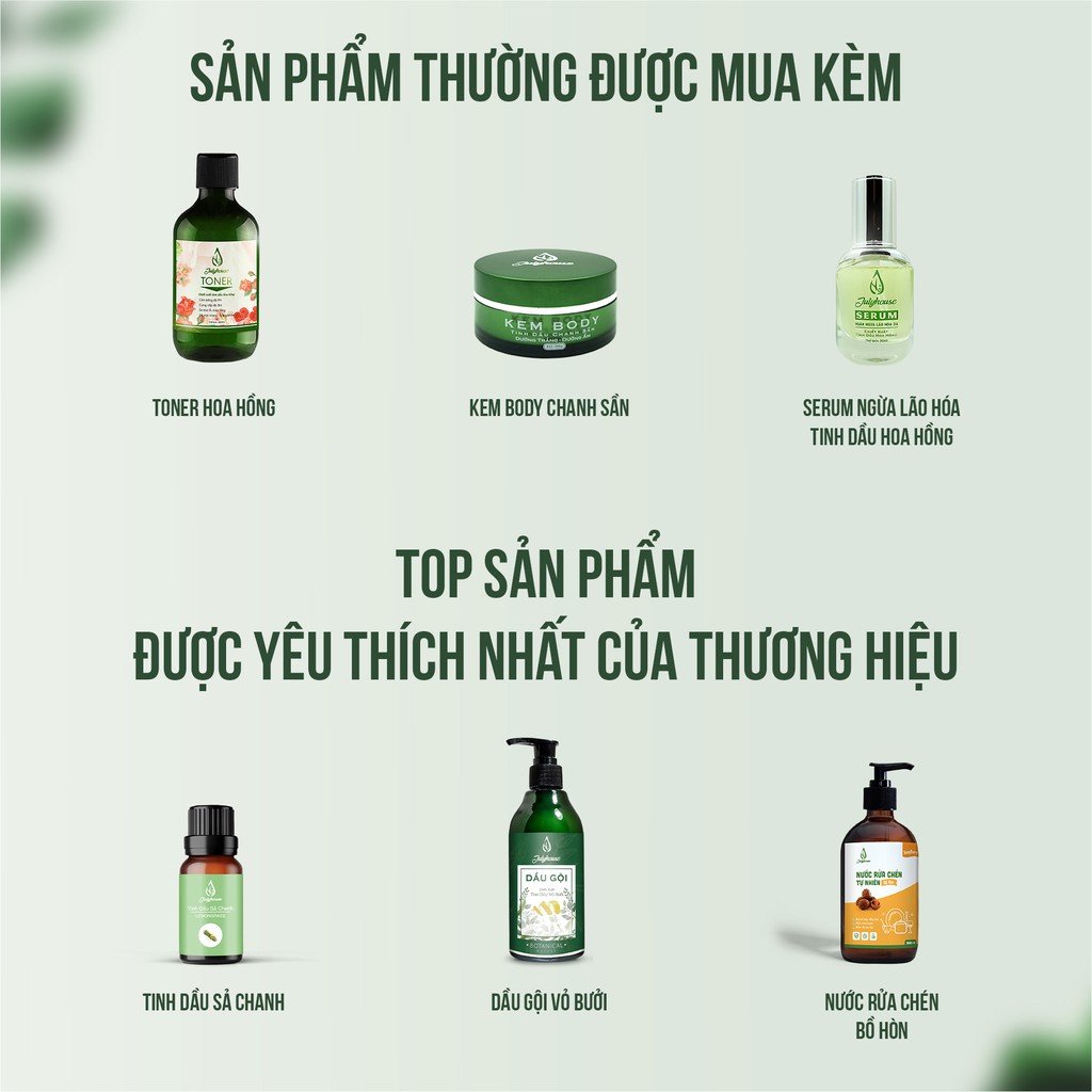 Xịt khoáng chiết xuất tinh dầu hoa hồng 100ml cấp ẩm dịu da JULYHOUSE