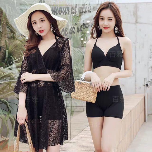 Bộ Quần Áo Bơi Ba Mảnh Kín Đáo Hàng QCCC | BigBuy360 - bigbuy360.vn