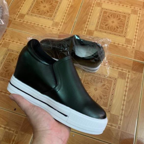 Giày Slipon Nữ Độn Đế 8cm Mã H56a . , 2020 💯 : ❕ 2020 👟 . . HOT ; ` ₑ ) ' ! 1